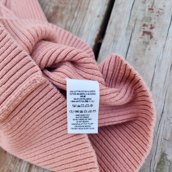 Intimately Free People Ribbed Knit Cotton Tank in Pink EUC - Picture 4 of 5